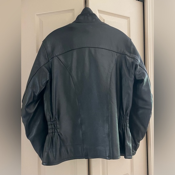 Genuine Road Krome Apparel Women’s Leather Motorcycle Jacket, Size S - Picture 3 of 5